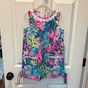 Lilly Pulitzer Pink and Blue Floral Dress